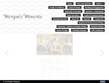 Tablet Screenshot of morgansmemories.com